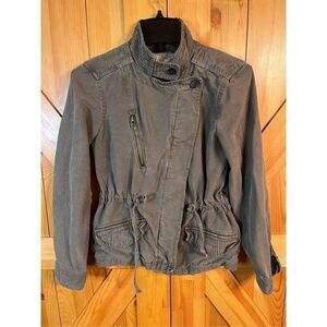 Lucky Brand women’s green Moto field jacket Size Medium (2209)